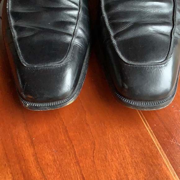 Salvatore Ferragamo Men’s Black Leather Oxford Size 12 - Picture 10 of 10